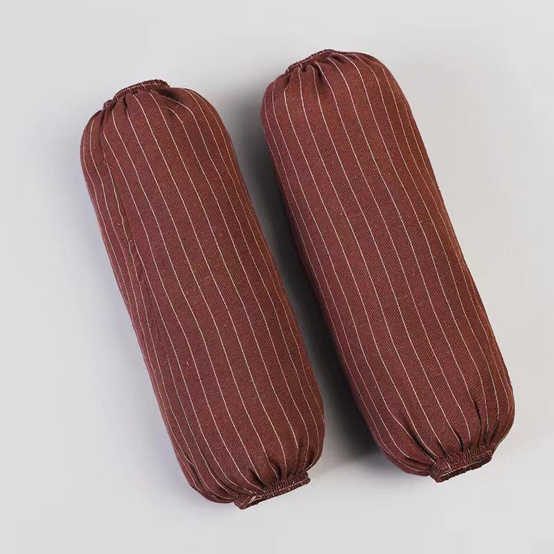 Striped Sleeveless Kitchen Apron - Halter Neck, Breathable, Anti-Fouling, Polyester Cotton Blend