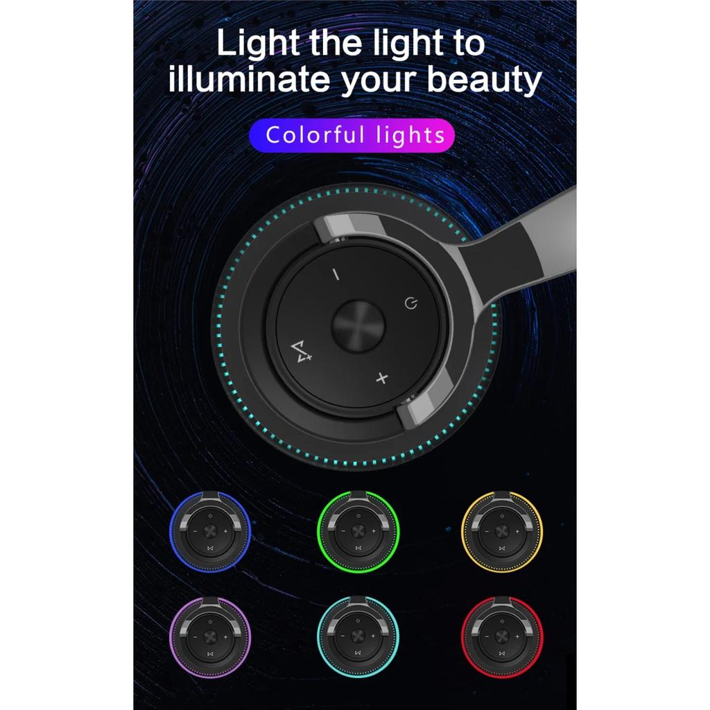 Słuchawki Bluetooth Słuchawki Bezprzewodowe H2 Max Zestawy Słuchawkowe Składane Shock Bass Stereo Słuchawki Douszne Obsługa TF FM