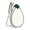Tennis Racket Backpack Large Capacity Badminton Shoulder Bag PU Leather Sports Gear for Kids,