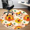 1pc Jungle Animals Carpet for Office Non-Slip, Round Carpet, Soft & Comfortable, Carpet for Office, Lightweight Round Floor Mat