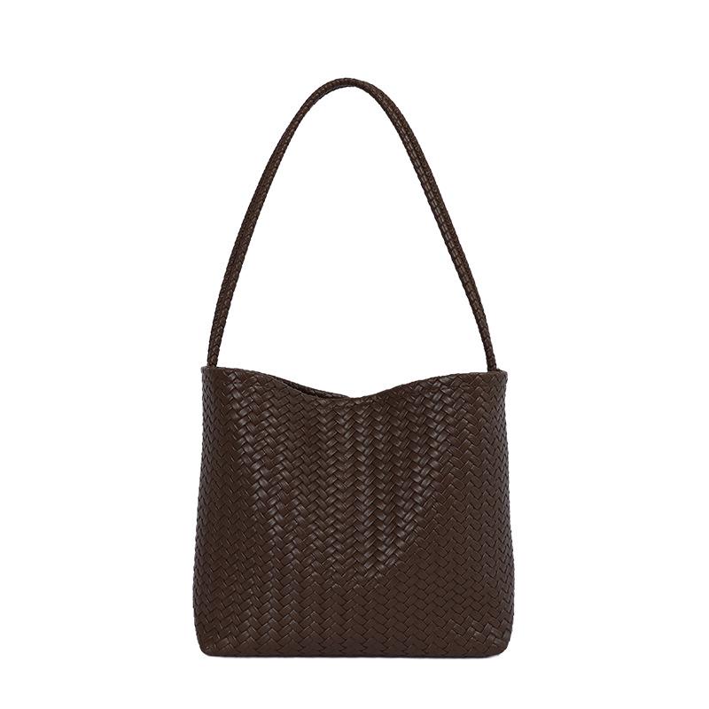 Retro Woven Shoulder Bag for Women - Casual, Versatile Fashion Handbag