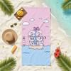 Cute E-Esther B-Bunny Towel Soft Pool Gift For Travel Gym Shower Camping Quick Dry Sports Beach Towels