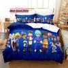 Game Ninjala Beding Set Single Twin Ful Quen King-Sized Dimensionsd Dimensions Bed Linen Set Aldult Kid Bedrom Duvetcover Sets 3D Print Young