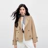 Damen Daily Commuter Revers-Trenchcoat