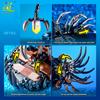 MOC Technicial Machinery Lantern Fish Model Building Block Marine Series Brick Construction Toy For Children Home Decor