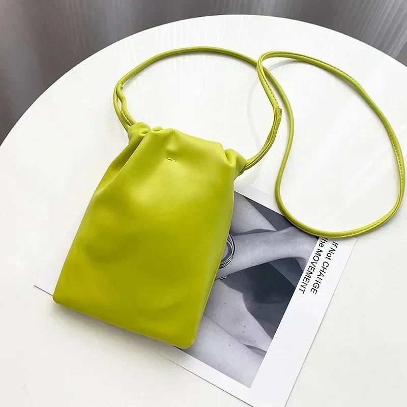 Women Leather Small Crossbodys Bag Fashion Cell Phone Purse Lightweight Shoulder Handbag Ladies Travel Casual Mini Bag