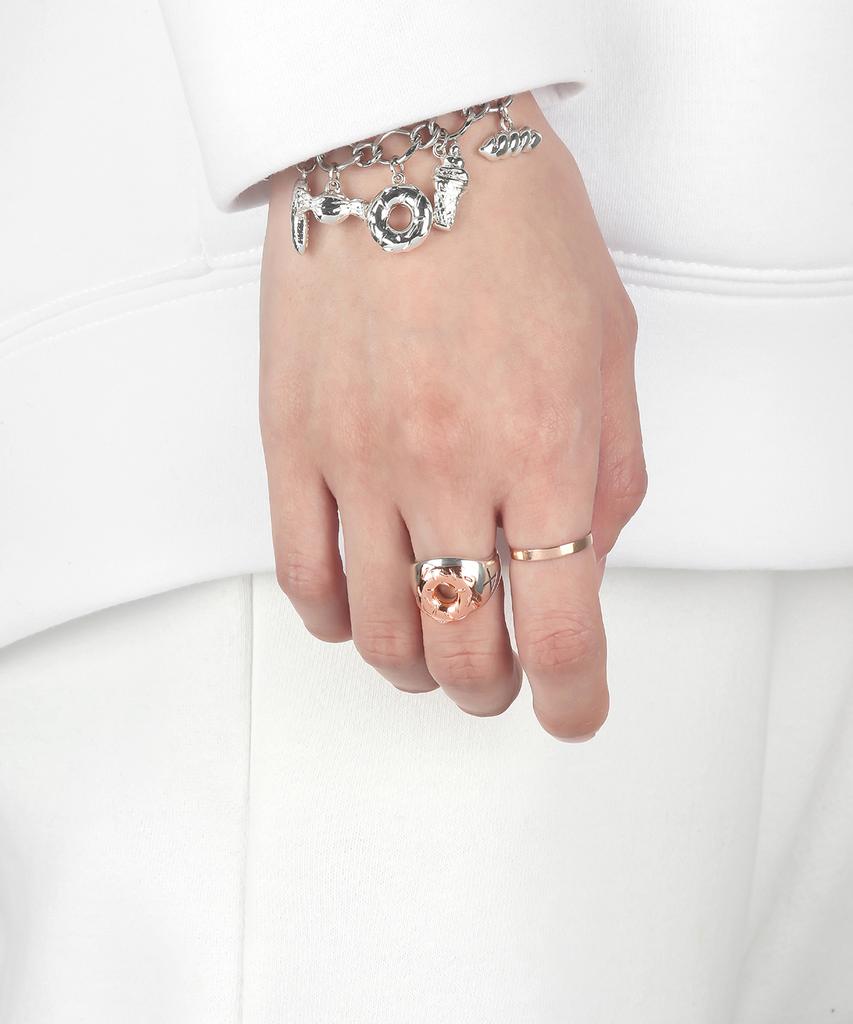 Nonenon Donut Rng Silver925(18K Rosegold Plated)