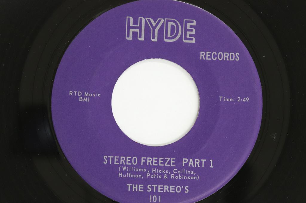 7inch Record STEREO'S - Stereo Freeze 101 HYDE 1967 US Soul/Funk Used