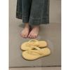 Korean version of simple and versatile slippers outer wear summer new flat-bottomed casual toe sandals fashion slippers women's beach shoes