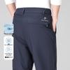 Pantalones Casuales Rectos de Seda Helada para Hombre