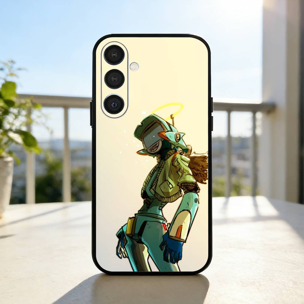 P-Psychedelic F-FLCL  Phone Case For Samsung  A73,A21s,A22,A31,A32,A52,A53,A71,A80,Soft Black Shell