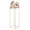 VEVOR Wedding Flower Stand, 10PCS 31.5-inch Column Flower Stand, Floral Stands with Metal Laminate, Rectangular Floral Display Rack for Wedding