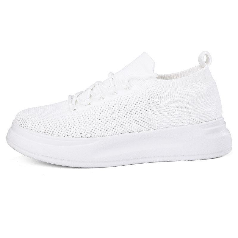 Men Shoes Mesh Breathable Thin Black Walking Shoes Unisex Slip-On Light Comfortable Loafers Women Shoes Sneakers Big Size 36-45