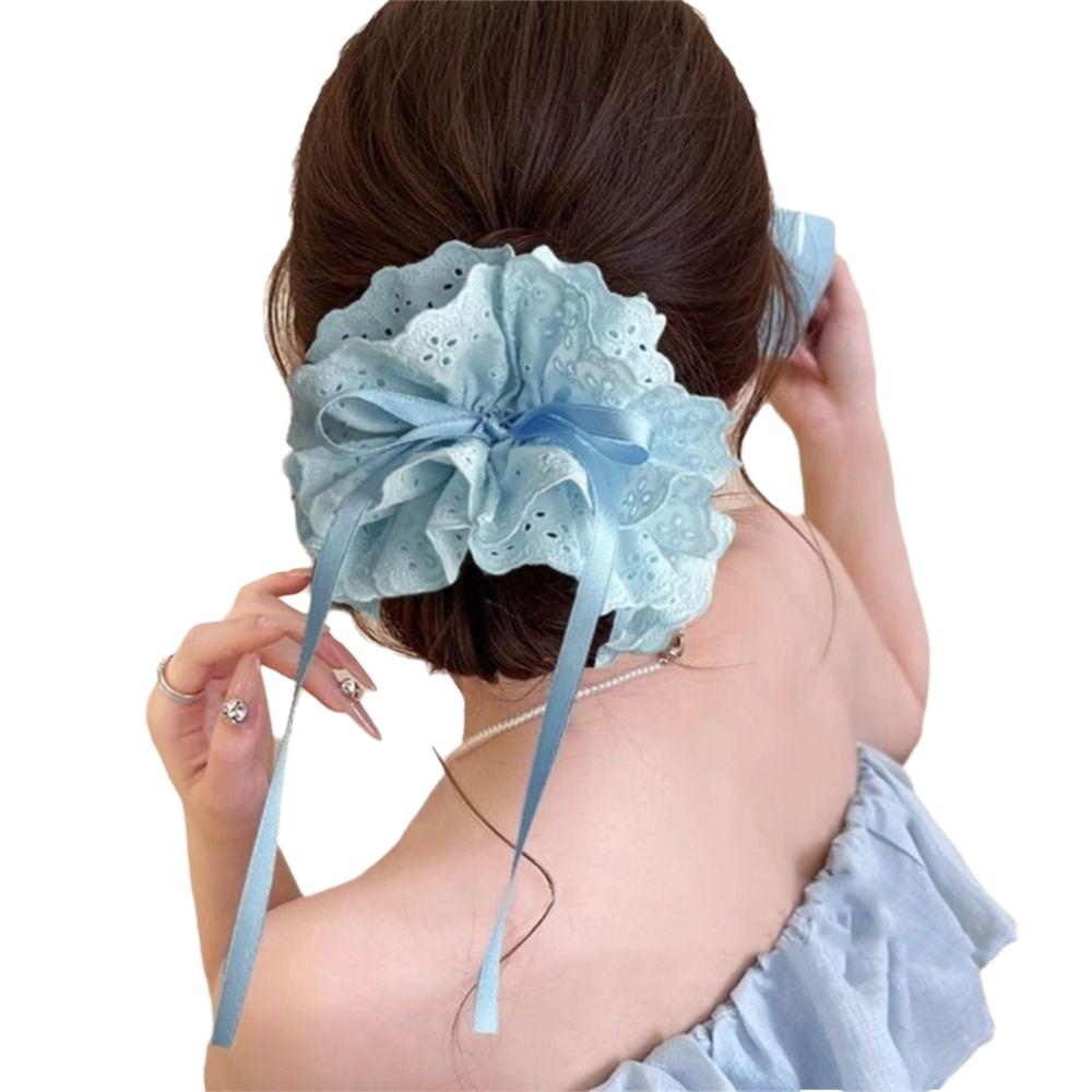 

Hair Accessories Hair Bands Elastic Ponytail Holders Trendy Hair Rope for Women жовтий