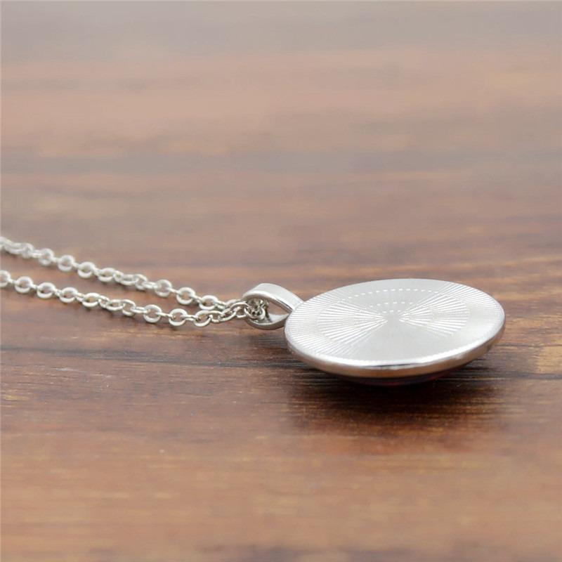 Mandala Yoga Time Gem Necklace, Fashion Glass Pendant Necklace Jewelry