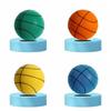 Palla Muta Rimbalzante Pallacanestro Silenziosa da Interno 18cm Pallacanestro in Schiuma Palla Morbida Silenziosa Giocattolo Palla da Basket Rimbalzante Giochi Sportivi per Bambini Regalo