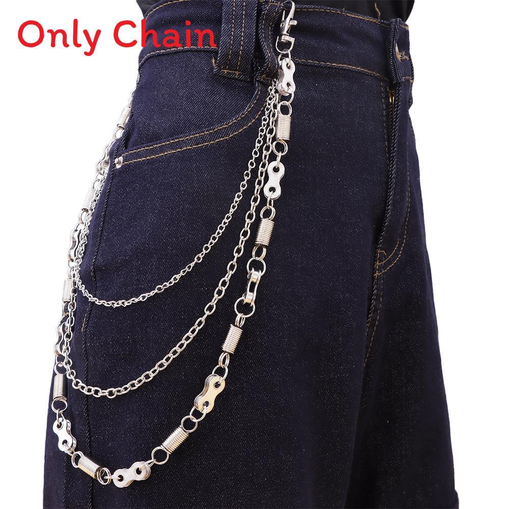 Hip Hop Metal Waist Chain For Men Women Streetwear With Lobster Clasp 50cm