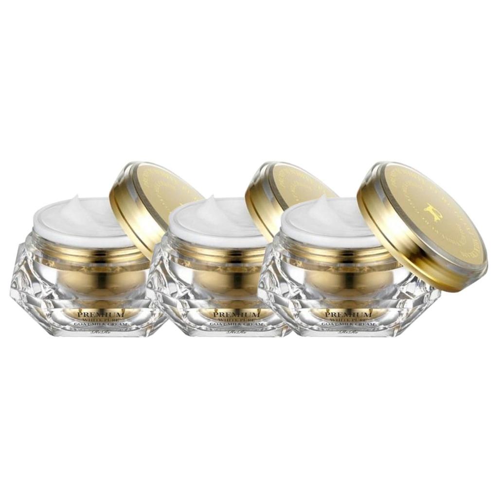 RIRE Premium Goat Milk Cream - Deep Moisturizing & Skin Barrier Strengthening - 50ml X 3pcs