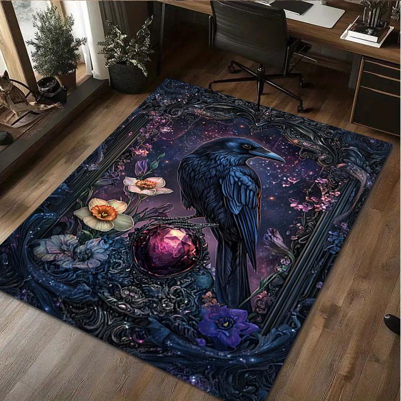 1Pc Flowers Animal Rug - Home carpet Office Decorative Carpet For Living Room Bedroom Door Mat Floor Rug Computer Chair Area Rug