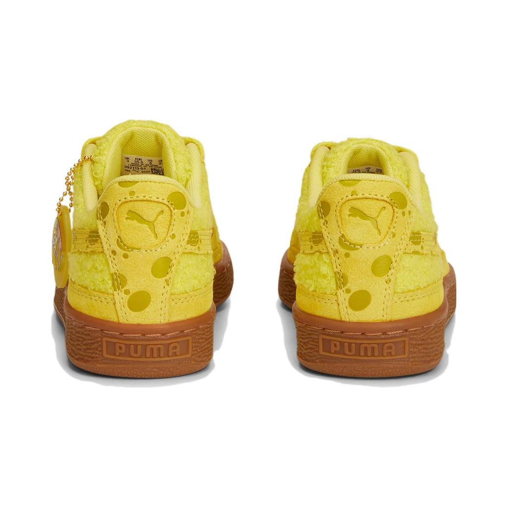 Puma SpongeBob SquarePants X Suede Jr SpongeBob Kids Sneakers Yellow Lucent-Yellow Citronelle 392113-01