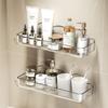 Multi-purpose Transparent Wall-mounted Rack Transparent Material Layer Spacing Free Adjustment Widening and Heightening Protection Drop