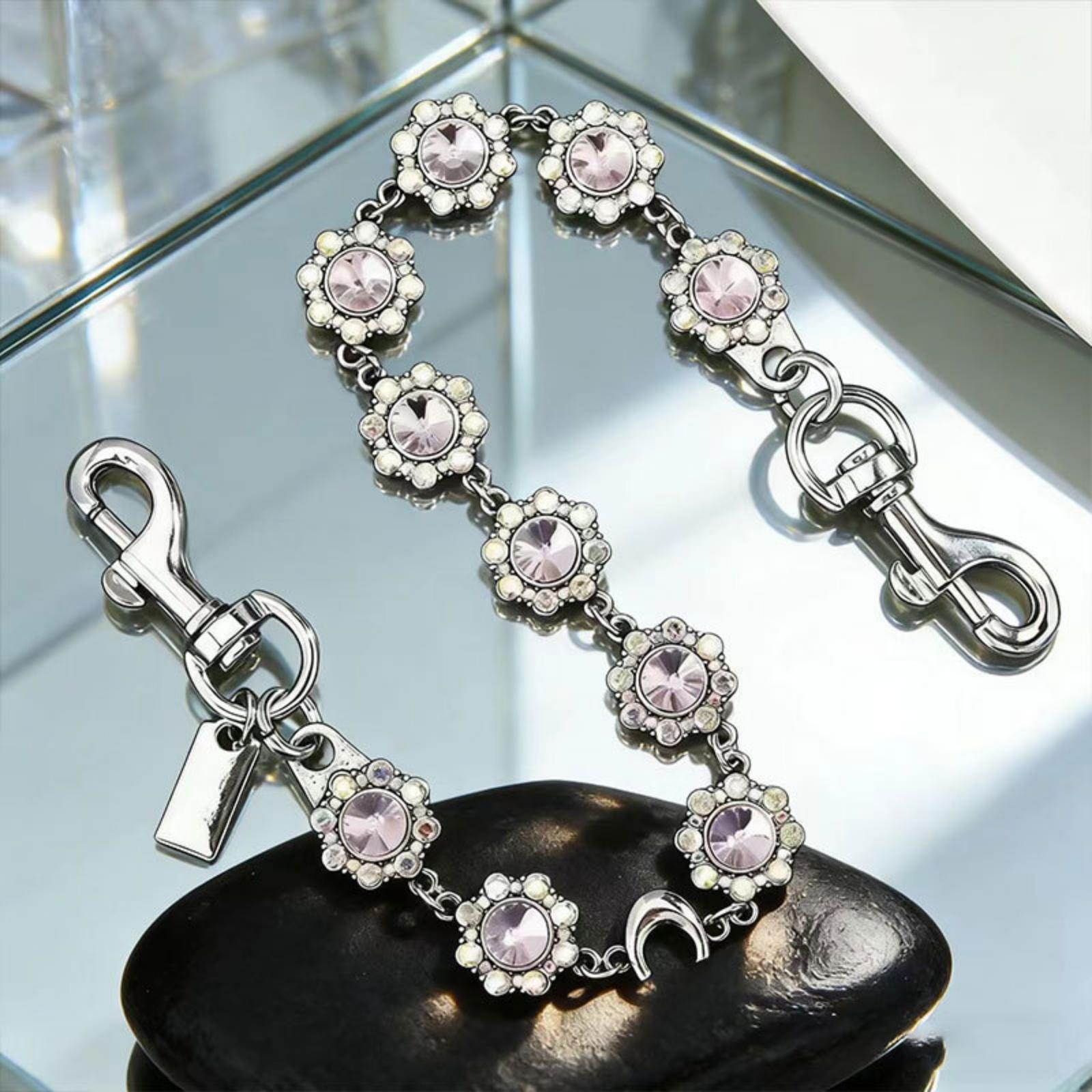 Шарм-цепочка для сумки, Брелок и Шарм-цепочка для кошелька серебряный