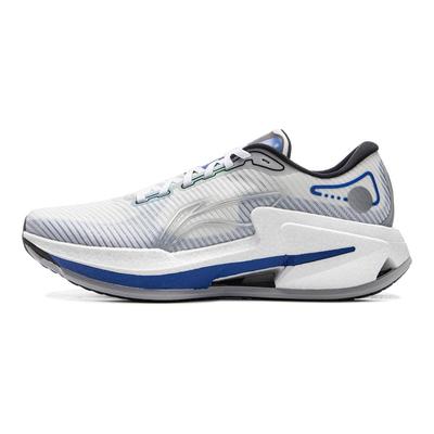 Li Ning Furious Rider 8 Low Top Casual Running Shoes Men's White Gray Blue ARZV005-5