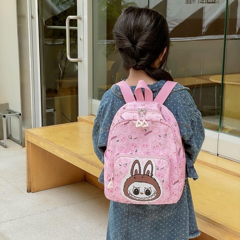 Trendy Labub Children's Backpack Stylish And Versatile Outdoor Daypack For Kids Aged 3-6