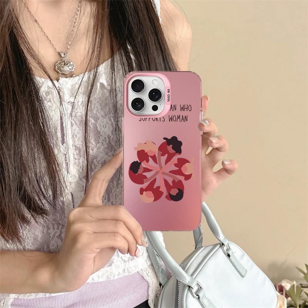 Feminist Feminism Aesthetics Girl Power Phone Case For iPhone16 15 14 13 12 11 Pro Max X XR 8 7 Plus Matte Shockproof Back Cover