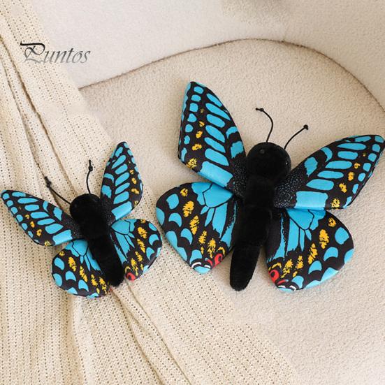 Collectible Butterfly Toy Realistic 3D Plush Toy, Stuffed Throw Pillow, Soft Interactive for Kids Insect Animal Decor, Gift Girls, Home Ornament