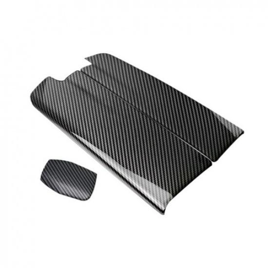 Carbon Texture Center Armrest Box Cover For Mercedes Benz E Class W212 2010-2015