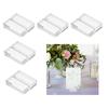 5/12/20pcs Place Card Holder Acrylic Table Sign Holder Table Number Holders Name Card Stands for Photo Menu Display Clear