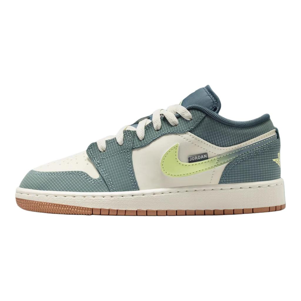 Air Jordan 1 Low SE GS Sea Glass Dětské tenisky Zelená Hasta Guma Středně hnědá IB7112-001