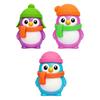 Cartoon Penguin Stress Relief Toy Knitted Hat Scarf Penguin Squeeze Toy Anti-anxiety Soft Stress Ball Animal Desk Toy