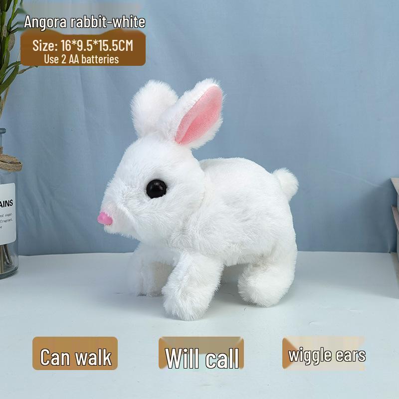 Plush Electric Walking & Barking Teddy Dog Simulation Toy for Children
