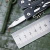 Outdoor All Steel Multifunctional Pliers Mini Function Combination Folding Knife Pliers Home Emergency Tool