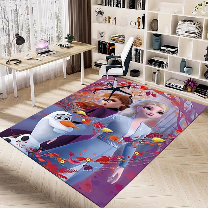 1pc Frozen II Carpet Office Rug Outdoor Mat Home Decor Area Carpet Festival Gift