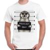 Meerkat Mugshot Funny Gang Cool Gift Vintage Retro T Shirt 2308