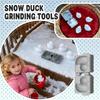 Snowball Maker Clip - 2-in-1 -Size Snow Mold Tool, 12.5cm/4.92in Foldable Open-Close Design, Winter Outdoor Snow Play Accessory For Kids & Adults, E