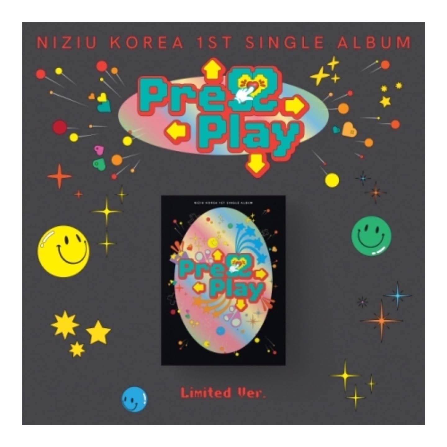 

LIMITED NiziU KOREA 1ST SINGLE ALBUM Press Play Korean edition [ VER. ] - [ ]
