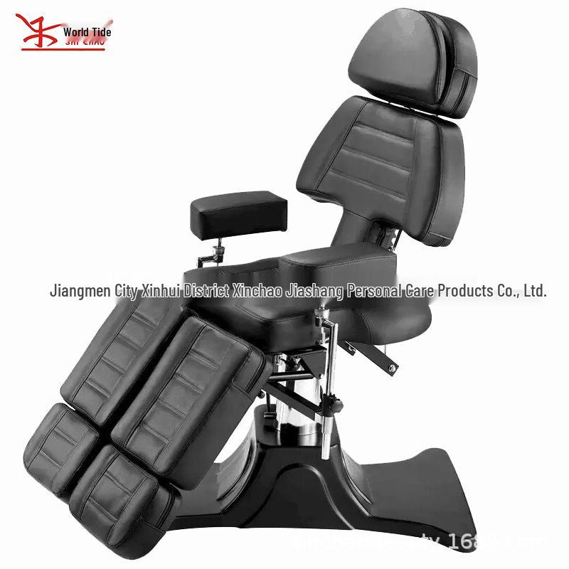 Multifunctional Tattoo & Embroidery Chair with Rotating Armrests