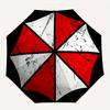 1 Stück Kreativer Resident Evil Automatisches Öffnen und Schließen Faltbarer Regenschirm - Eine Gute Wahl für Geschenke, Modischer und Praktischer Regenschirm Mit Süßem Cartoon
