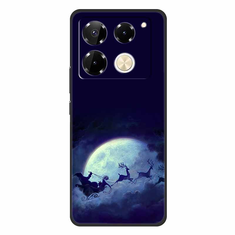 2024 Christmas Phone Cases For Infinix Note 40 Pro 4G 5G Cases Soft TPU Silicone For Note 30 4G  5G  Infinix Note 40Pro 30Pro 4G