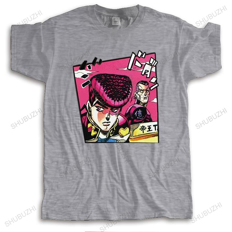 

Josuke And Okuyasu T Shirt for Unisex Preshrunk Cotton Casual Tshirt Short Sleeves Jojos Bizarre Adventure Tshirt Fitted Apparel 4XL
