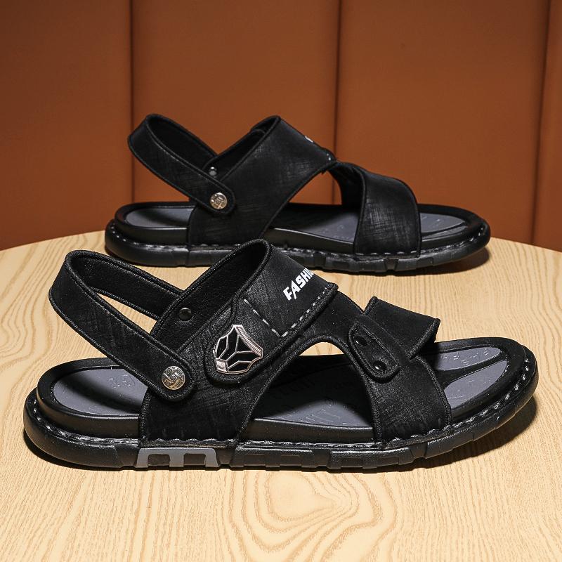 

Fashion CYYTL Mens Slippers Casual Shoes Beach Sandals Outdoor Summer Slides Leather Walking Comfort Luxury Designer Fashion Lightweight 47
