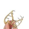 Hollow Ponytail Claw Clip Zinc Zinc Alloy Geometric Shark Clip Gifts Love Heart Metal Hair Claw  Girl