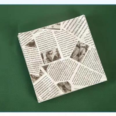 Hamburger Snack Wrapper Paper