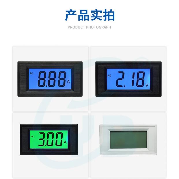 AC200mV/2V/20V/200V/500V AC Voltage Meter Power Supply DC or AC 8-12V Voltmeter Volt Panel Meter Voltage Indicator Tester