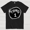 Ding 1 Aufdruck Baumwolle Sommer Lässig Kühl Locker T-Shirt
