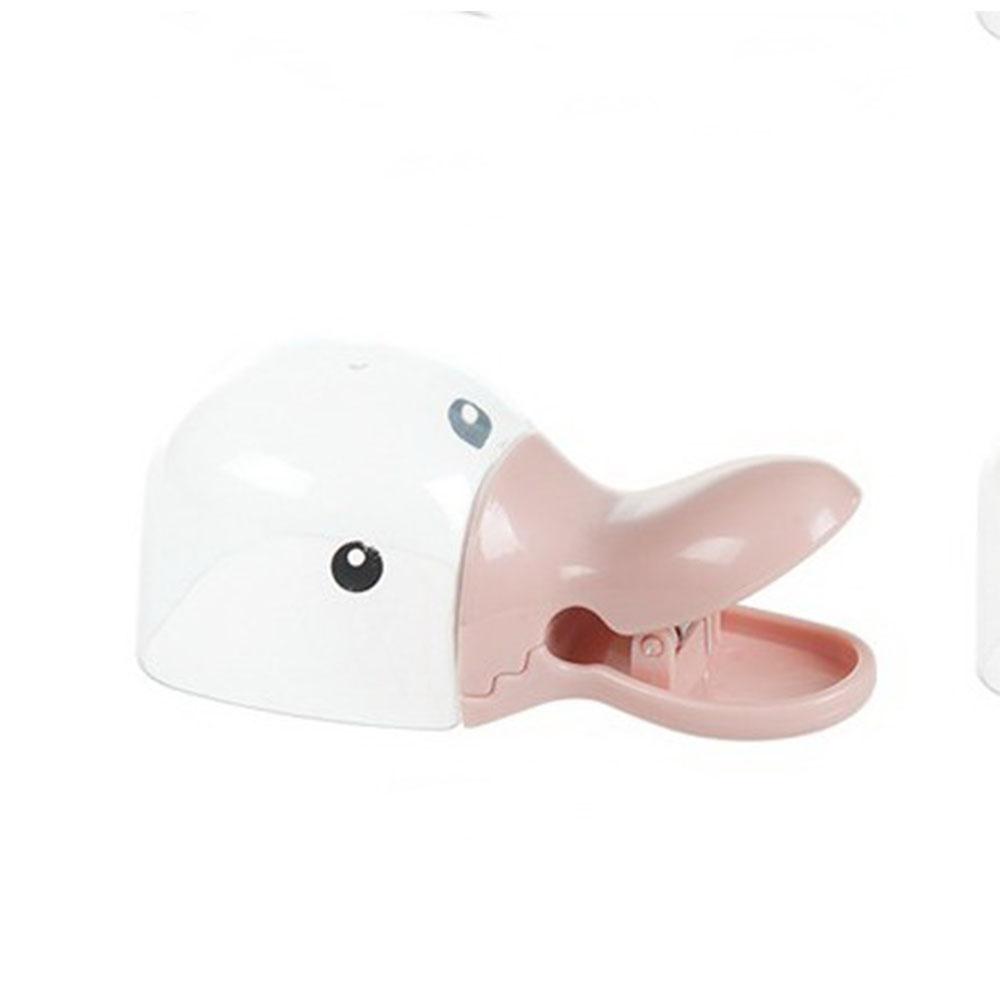 

Household 2 in 1 Creative Duck Shape Plastic Shovel Handled Spoon With Bag Clip Food Sealing Clip Kitchen Accessories